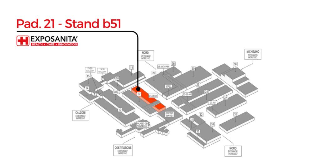 Dove trovare lo stand Globus a Exposanità 2026
